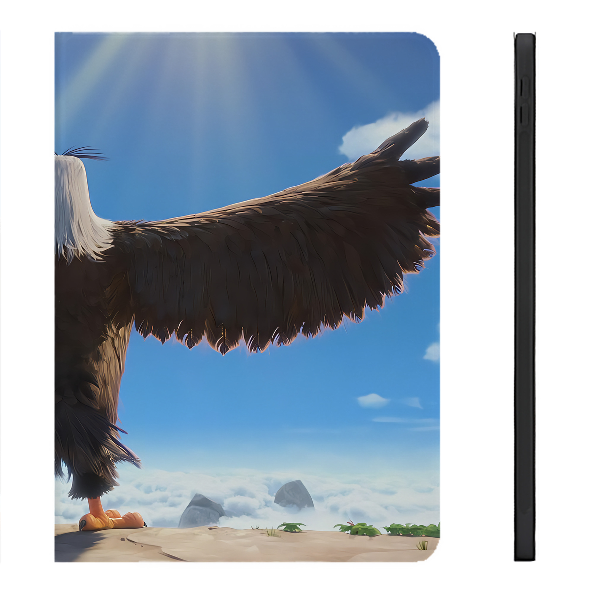 （画像用） Angry Birds アングリーバード IPadケース ペンホルダー付き ブックスタイルデザイン